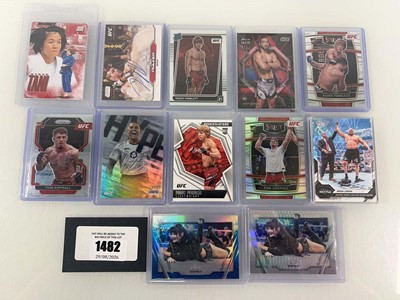 Lot 1482 - Various Martial Arts trading cards from WWE....