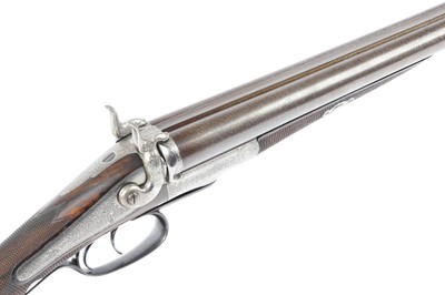 Lot 818 - (S2) An Early Patent 12 bore Double Hammer Gun...