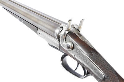 Lot 818 - (S2) An Early Patent 12 bore Double Hammer Gun...