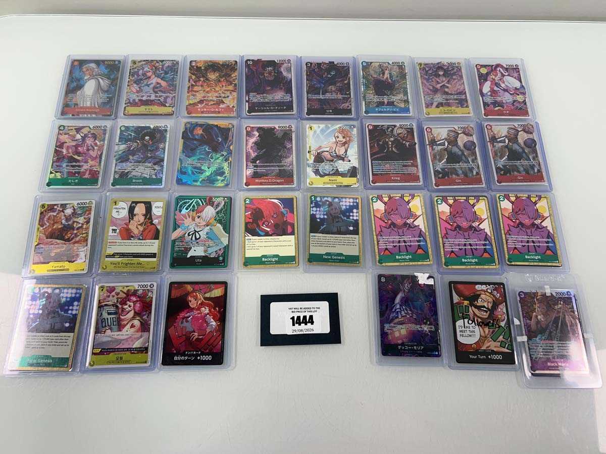 Lot 1444 - Approx. 28 Top Loaded One Piece cards from...