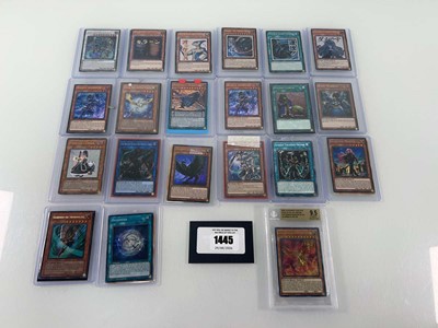 Lot 1445 - Approx. 18 Top Loaded Yu-Gi-Oh cards from...
