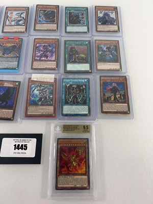Lot 1445 - Approx. 18 Top Loaded Yu-Gi-Oh cards from...
