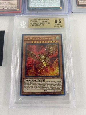 Lot 1445 - Approx. 18 Top Loaded Yu-Gi-Oh cards from...
