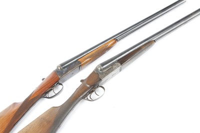 Lot 1908 - (S2) Two Spanish Boxlock Non-Ejectors: 12 bore,...