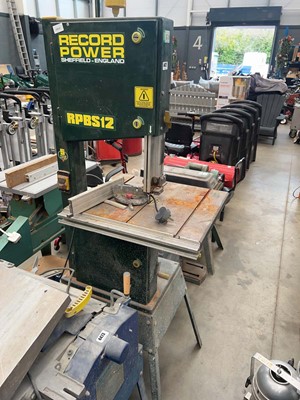 Lot 4472 - Record Power RPBS12 240v band saw