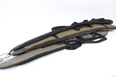 Lot 1334 - Three fleece-lined shotgun slips