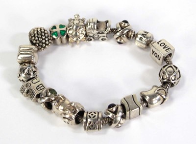 Lot 741 - Three Pandora bracelets (3)
