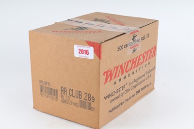 Lot 2016 - (S2) 500 x 12 bore Winchester AA Club 28gr...