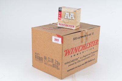 Lot 2017 - (S2) 500 x 12 bore Winchester AA Club 28gr...