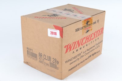 Lot 2018 - (S2) 500 x 12 bore Winchester AA Club 28gr...