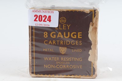 Lot 2024 - (S2) 25 x Eley 8 bore cartridges, boxed