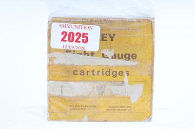 Lot 2025 - (S2) 25 x Eley 8 bore cartridges, boxed