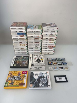 Lot 1037 - Large qty of boxed and loose Nintendo 3DS and...