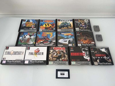 Lot 1038 - 13x Sony PlayStation 1 games to Include Final...
