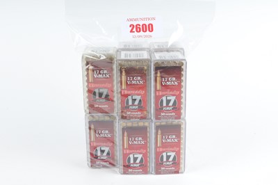 Lot 2600 - (S1) 500 x .17 Hmr Hornady 17gr V-Max Rifle...