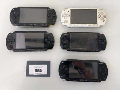 Lot 1045 - 5x Sony PSP (no batteries)
