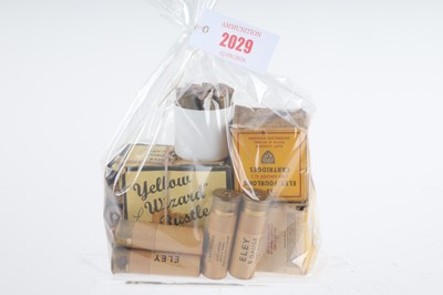 Lot 2029 - (S2) 25 x 16 bore Yellow Wizard cartridges...