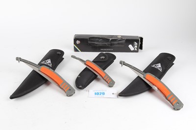 Lot 1029 - 2 x Lone Wolf Knives, 8½ ins blade; Lone Wolf...