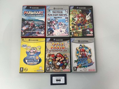 Lot 1046 - 6x Mario Nintendo GameCube games