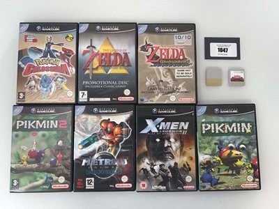 Lot 1047 - 7x Nintendo GameCube games to include Pokémon...