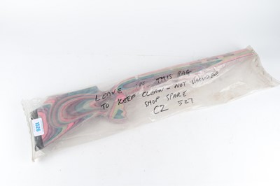 Lot 1526 - CZ 527 Coloured Rifle Stock