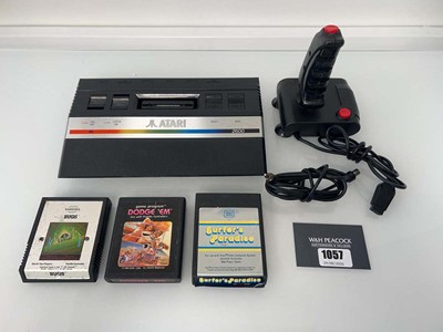 Lot 1057 - Atari 2600 together with controller and 3x games