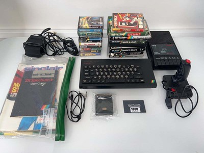 Lot 1060 - Sinclair ZX Spectrum+ and Dixons tape recorder...