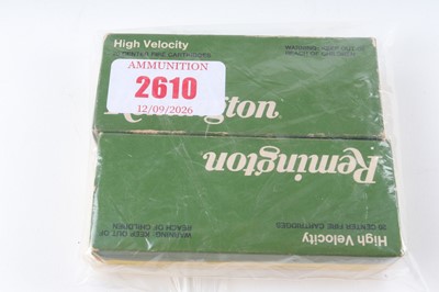 Lot 2610 - (S1) 39 x .357 Rem. Max Remington 158gr rifle...