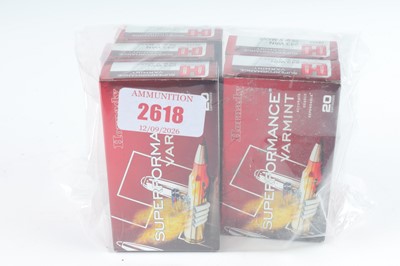 Lot 2618 - (S1) 95 x .243 Win. Hornady 58gr V-Max rifle...