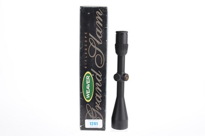 Lot 1241 - 3.5-10x50 Weaver Grand Slam rifle scope, boxed