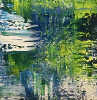 Lot 284 - Terry Wood (b.1952), Abstract study in shades...