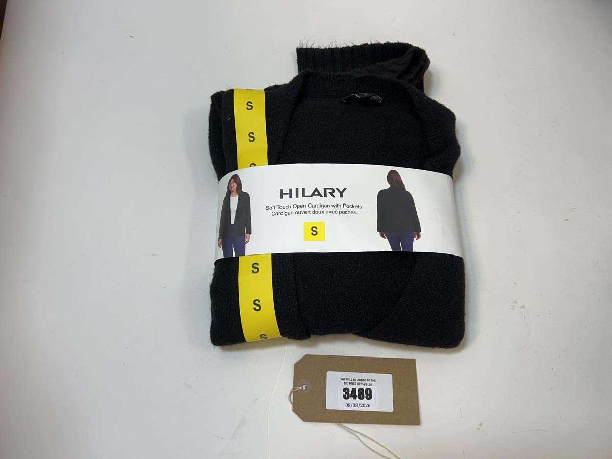 Lot 3381 - 15x Hilary soft touch open cardigan Black