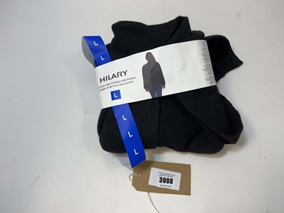 Lot 3437 - 9x Hilary soft touch open cardigan Black