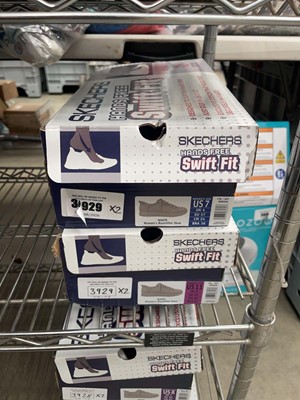 Lot 3468 - 2x pairs of ladies Skechers Bountiful trainers...