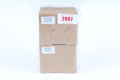 Lot 2867 - 100 x .458 cal Woodleigh 550gr heads for...