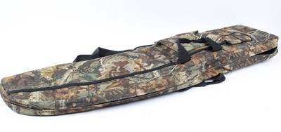 Lot 1349 - Large Mossy Oak camouflage rifle slip with one...