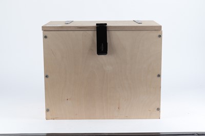 Lot 1350 - Wooden storage box, 8 internal compartments