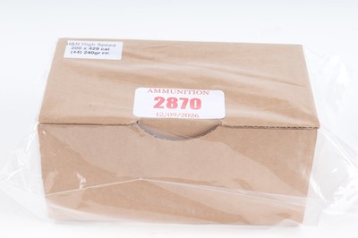 Lot 2870 - 200 x .429 cal (44mm) 240gr FP H&N High Speed...