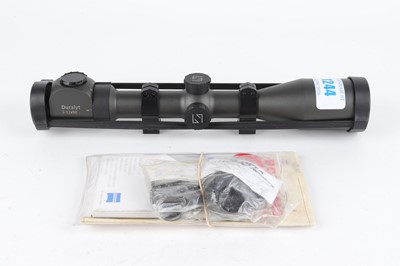 Lot 1244 - 3-12x50 Zeiss Duralyt scope with mounts