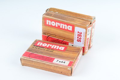 Lot 2626 - (S1) 54 x 7x64mm Norma 150gr rifle cartridges