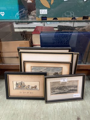 Lot 3 - 7 small framed prints