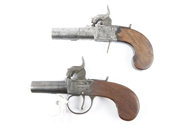 Lot 1652 - (S58) Two together: 40 bore English percussion...