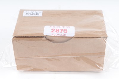 Lot 2875 - 200 x .452 cal (45) 200gr RN H&N High Speed...
