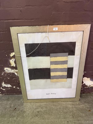 Lot 13 - Framed and glazed Sean Scully print