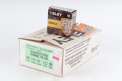 Lot 2058 - 250 x 12 bore Eley Impax 28gr 6 shot fibre wad...