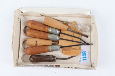 Lot 1148 - Box of Dem-Bart chequering tools