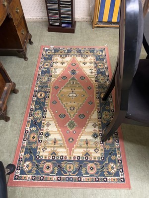 Lot 16 - Pink ground small rug