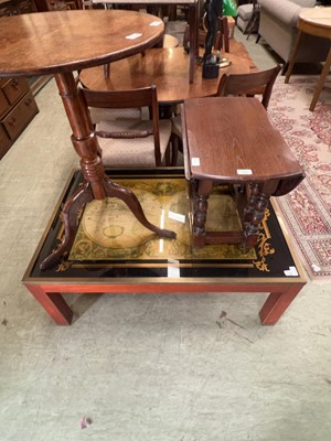 Lot 108 - Coffee table with hydrographical map