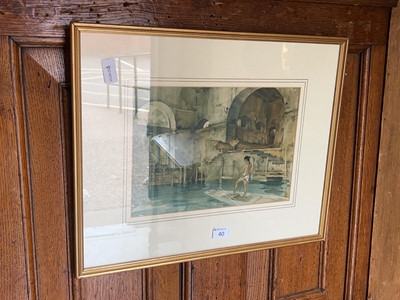 Lot 40 - A William Russell Flint print of a lady in a...