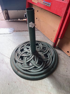 Lot 50 - Green parasol base